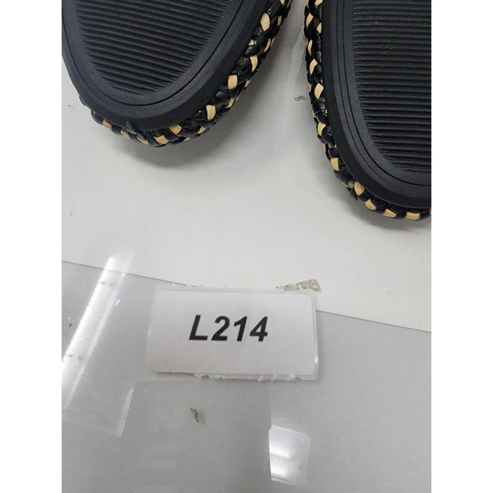 Universal Thread Womens Woven Mary Jane Flats Black Textile Casual Size 11